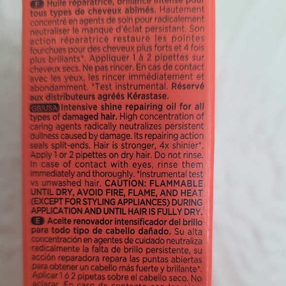 Kerastase Huile Gloss Reparatrice - Orange - Picture 2 of 3